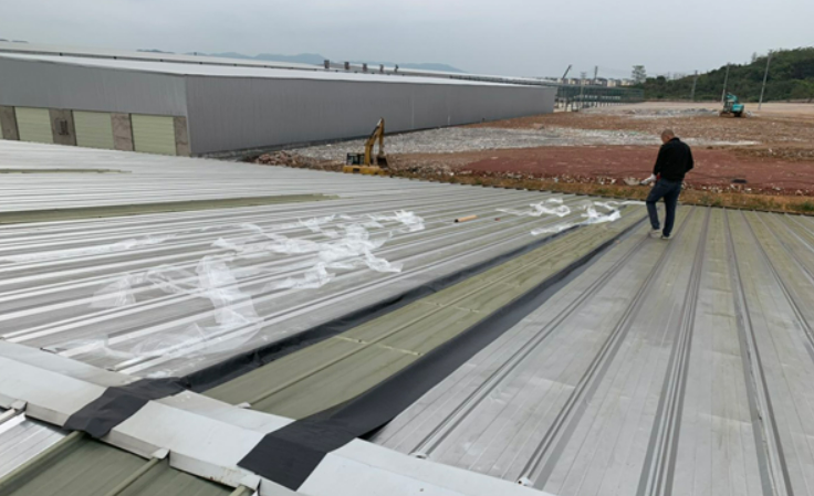 洛江厂房屋面防水维修案例